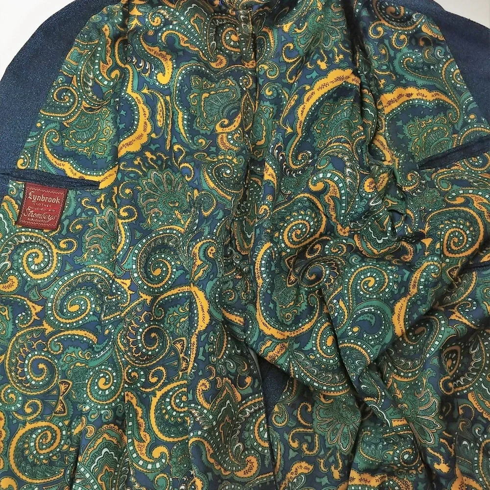 Lynbrook 1970's Vintage Wool Blazer 44R